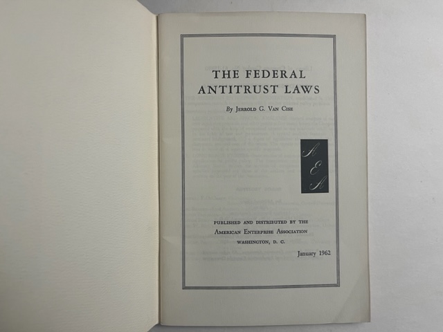 The Federal Antitrust Laws